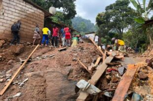 Death toll following landslide in Cameroon rises