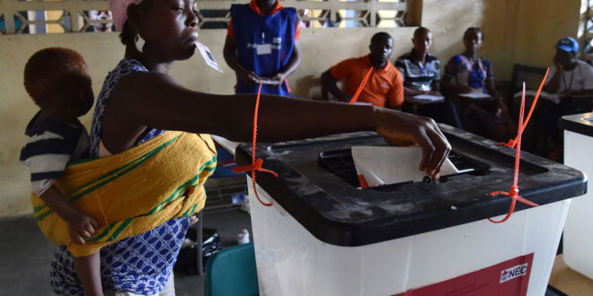 Legislative and presidential elections in Liberia as President Weah seeks second term
