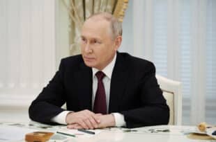 Vladimir Putin accuses the West of creating a “new iron curtain”