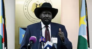 South Sudan's president sacks ministers and a governor