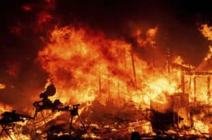 An explosion hits a residential area in northern China