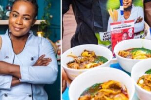 Chef Failatu aims to break the Guinness culinary marathon record