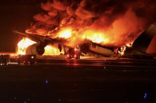 Five dead in plane collision at Tokyo airport