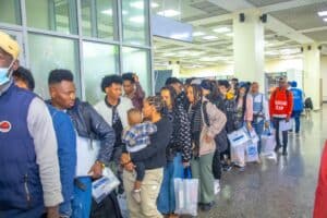 Rwandan authorities welcome refugees from Libya