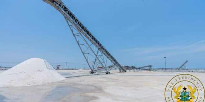 Ghana launches large-scale salt production