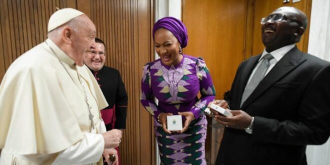 Ghana's vice President Bawumia meets Pope Francis
