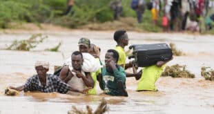 Dozens of new cholera cases recorded after floods in Kenya