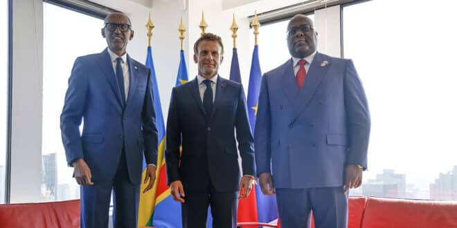 French leader urges Rwanda to stop support for M23 rebels