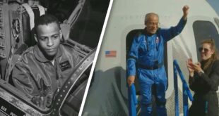 Man fulfils dream of becoming oldest person to reach space