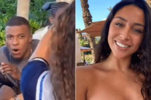 Lady became riche after a look from Mbappé