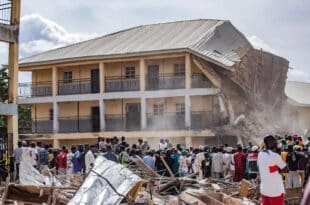 At least 22 children killed in Nigeria school collapse