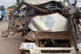 Dozens injured after trailer collides with commercial van in Ghana