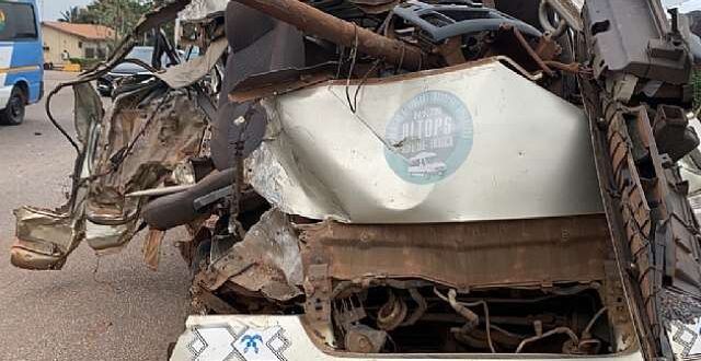 Dozens injured after trailer collides with commercial van in Ghana