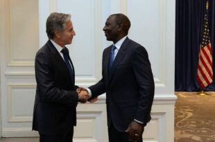 Kenyan President meets U.S. Secretary of State