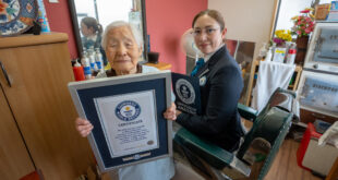 A Japanese woman crowned the world's oldest barber