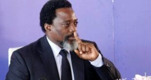 Former Congolese president Joseph Kabila in submarine mode