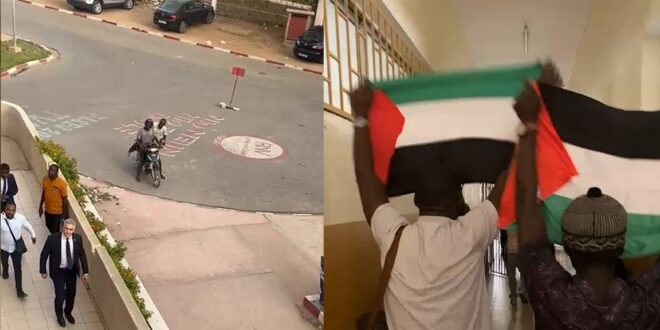 Israeli ambassador booed at Dakar University