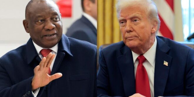 Cyril Ramaphosa meets Donald Trump