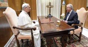Pope Leo receives UN chief with current global crises on agenda